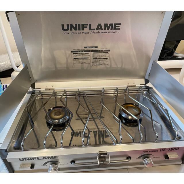 UNIFLAME(ユニフレーム)のユニフレーム　ツインバーナーUS-1900 610305 スポーツ/アウトドアのアウトドア(ストーブ/コンロ)の商品写真