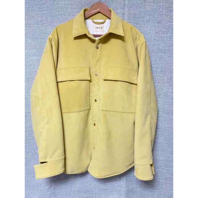 【おまけ付】 GOD OF FEAR - yellow M JACKET ULTRASUEDE god of Fear その他 - www