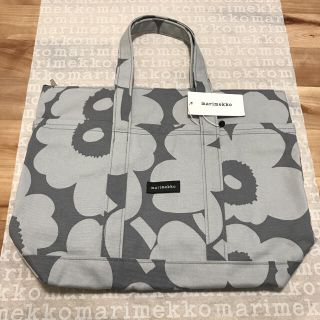 マリメッコ(marimekko)の新品！　マリメッコ　ウニッコ　グレー　トートバッグ(トートバッグ)