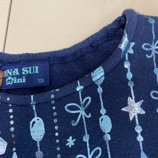 ANNA SUI mini(アナスイミニ)のアナスイミニ　100 トップス　チュニック キッズ/ベビー/マタニティのキッズ服女の子用(90cm~)(Tシャツ/カットソー)の商品写真