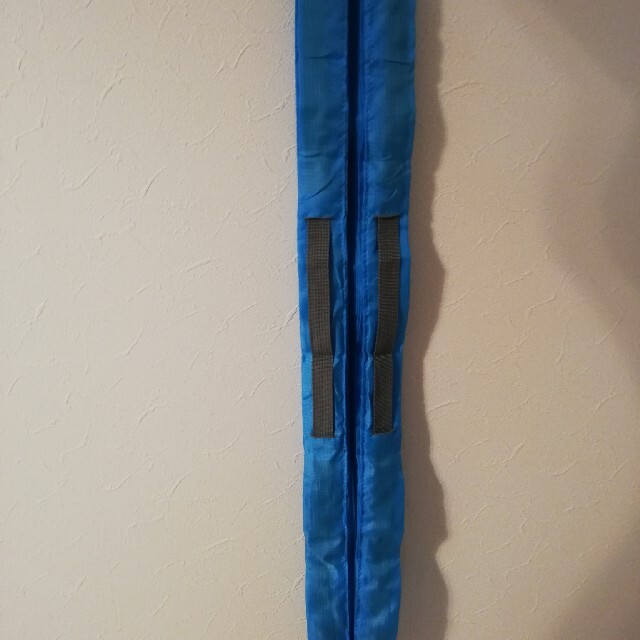 エコバッグ　ブルー　折り畳み式　Lサイズ レディースのバッグ(エコバッグ)の商品写真