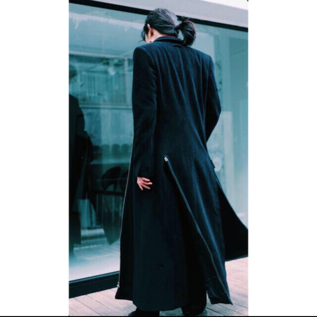 jean paul gaultier velvet long coat