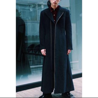 jean paul gaultier velvet long coat