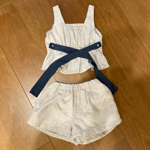 petit main(プティマイン)のプティマイン  セットアップ　90 キッズ/ベビー/マタニティのキッズ服女の子用(90cm~)(ワンピース)の商品写真