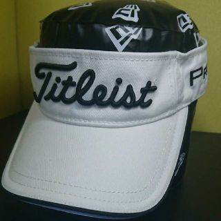 タイトリスト(Titleist)のタイトリスト FootJoyコラボ ゴルフバイザーキャップ(ウエア)