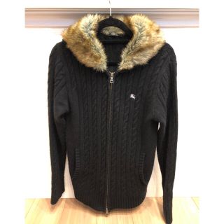 バーバリーブラックレーベル(BURBERRY BLACK LABEL)のジャンゴ様専用バーバリーブラックレーベル　ニット　パーカー(パーカー)