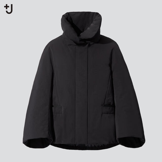 Jil Sander(ジルサンダー)の■ UNIQLO ＋J ■ プラスJ ハイブリッドダウンジャケット ブラック L レディースのジャケット/アウター(ダウンジャケット)の商品写真