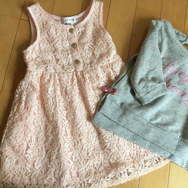 anyFAM(エニィファム)のanyFAM セット  さお様専用 キッズ/ベビー/マタニティのキッズ服女の子用(90cm~)(ワンピース)の商品写真