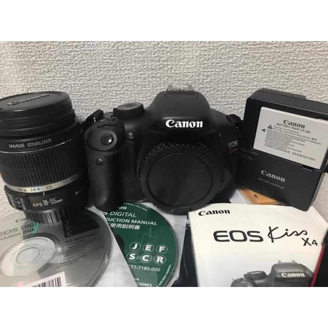 【価格相談ください】Canon EOS KISS X4 EF-S18-55 IS