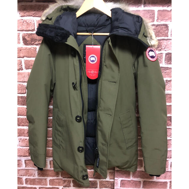 新品 展示品 カナダグース ジャスパー カーキー ダウンジャケット