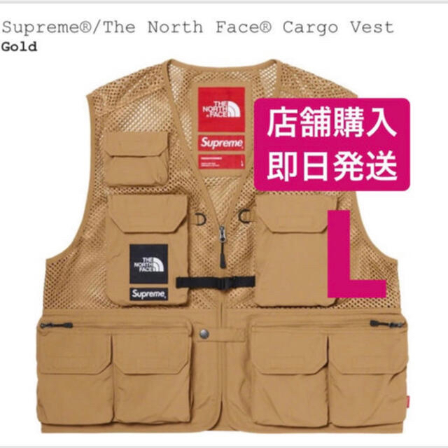 supreme the north face cargo vest Lトップス