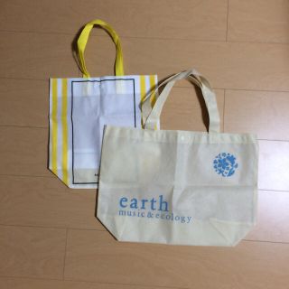 アースミュージックアンドエコロジー(earth music & ecology)のearth&ロペピクニック ショッパー(ショップ袋)