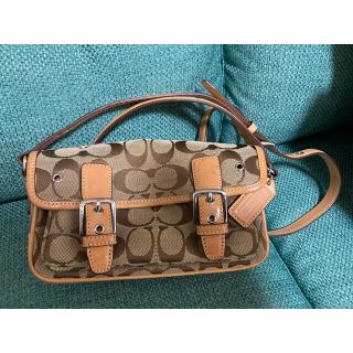 コーチ(COACH)の【週末限定値下げ🌈】COACH シグネチャーショルダーバッグ(ショルダーバッグ)