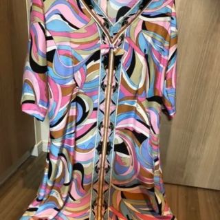 エミリオプッチ(EMILIO PUCCI)のエミリオプッチ　ワンピース　ハンドメイド(ひざ丈ワンピース)