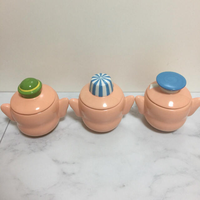 三匹の子ぶた 蓋付きポット 小鉢 小物入れ 陶器製 ディズニー