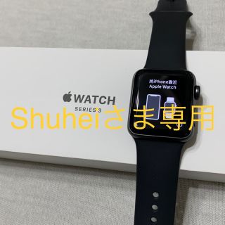 アップルウォッチ(Apple Watch)の【専用】Apple Watch Series3 GPSモデル　38mm(腕時計(デジタル))