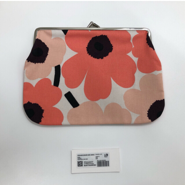 marimekko(マリメッコ)のもも様専用　マリメッコ　ポーチ　がま口　ミニウニッコ　ウニッコ レディースのファッション小物(ポーチ)の商品写真