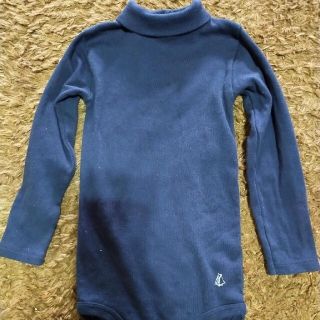 プチバトー(PETIT BATEAU)の【プチバトー】タートルネック 長袖ボディ (肌着/下着)