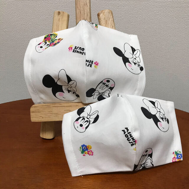 Disney(ディズニー)の専用！親子ペア！インナーマスク【メイクアップミニー】ディズニー  2枚セット！ ハンドメイドのハンドメイド その他(その他)の商品写真