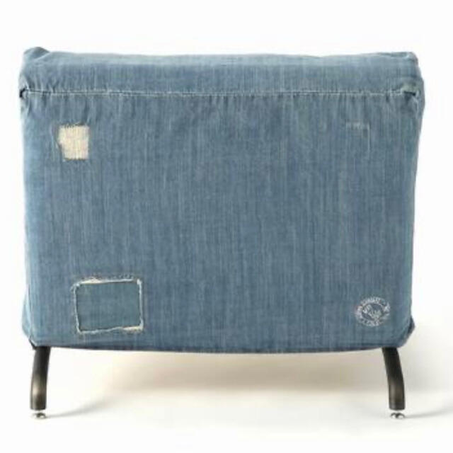 RODEZ CHAIR 1P Damage DENIM COVER インテリア/住まい/日用品のソファ/ソファベッド(ソファカバー)の商品写真