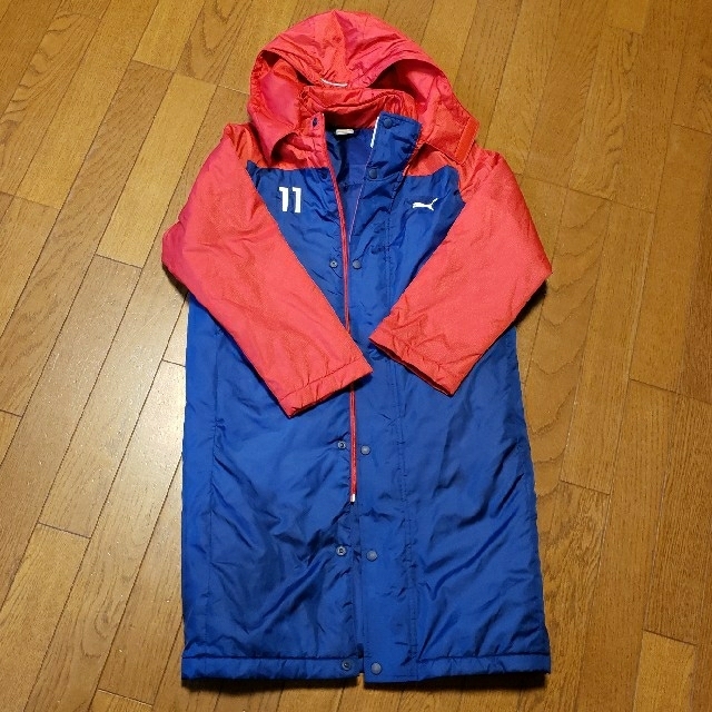 PUMA(プーマ)の⑦プーマベンチコート140cm キッズ/ベビー/マタニティのキッズ服男の子用(90cm~)(コート)の商品写真