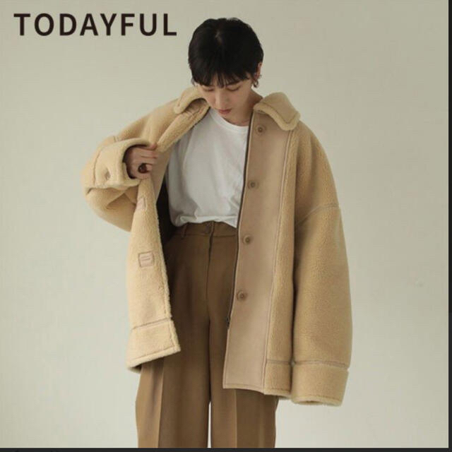 TODAYFUL - TODAYFUL Bonding Boa Coat 36 クリームの通販 by やみー's shop｜トゥデイフルならラクマ 超激安定番