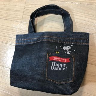 スヌーピー(SNOOPY)のミニトートバッグ　ランチトート♡SNOOPY(トートバッグ)