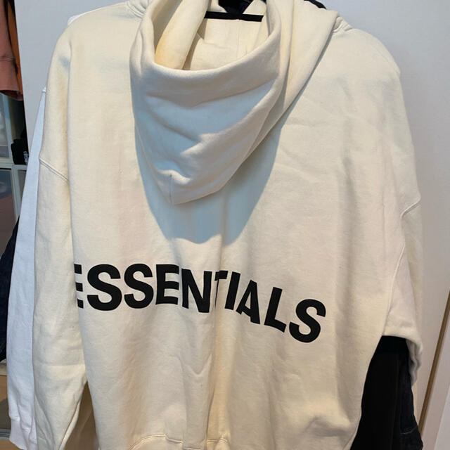 fog essentials パーカー　クリーム　サイズLメンズ