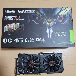 エイスース(ASUS)のasus gtx 970 strix oc(PCパーツ)