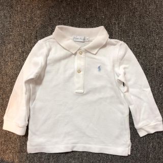 ポロラルフローレン(POLO RALPH LAUREN)のラルフローレン　白ポロシャツ(シャツ/カットソー)