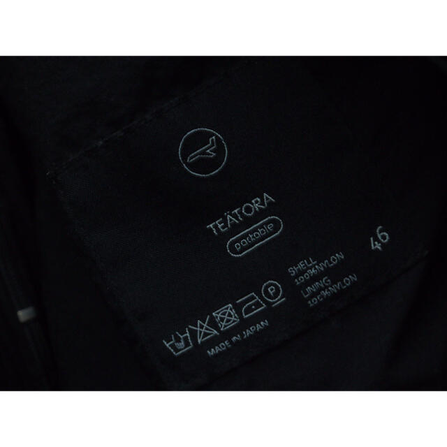 teatora テアトラ device coat デバイスコート 黒 46