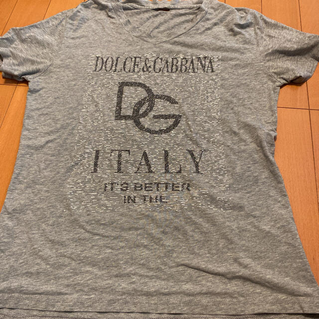 DOLCE&GABBANA(ドルチェアンドガッバーナ)のドルチェ&ガッパーナ　メンズTシャツ　訳あり メンズのトップス(Tシャツ/カットソー(半袖/袖なし))の商品写真