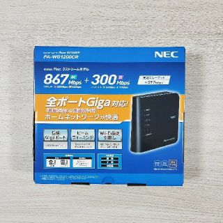 エヌイーシー(NEC)のNEC PA-WG1200CR 無線LANルータ Aterm(PC周辺機器)