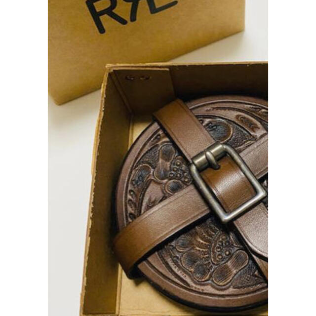 RRL(ダブルアールエル)の新品*RRL*ハンドツールド　レザー コースターセット*　ダブルアールエル インテリア/住まい/日用品のキッチン/食器(テーブル用品)の商品写真