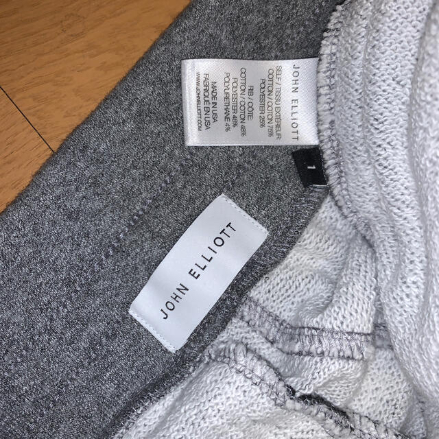 【美品】JOHN ELLIOTT エスコバル スウェットパンツ 3 ブラック