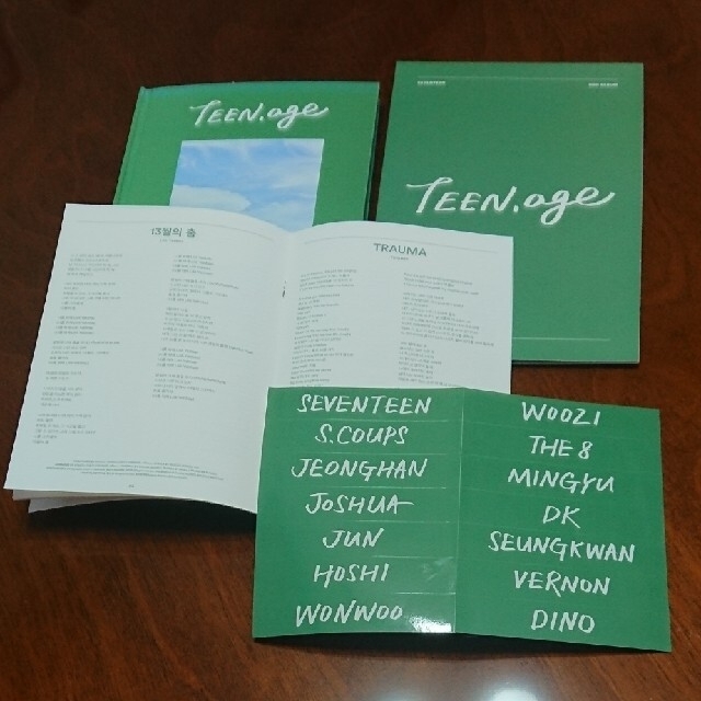 SEVENTEEN(セブンティーン)のセブチ アルバム TEEN.age teenage エンタメ/ホビーのCD(K-POP/アジア)の商品写真