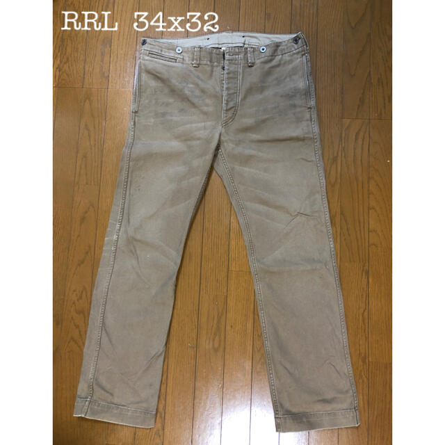 RRL(ダブルアールエル)のRRL 34x32 バックルバックダックパンツ メンズのパンツ(ワークパンツ/カーゴパンツ)の商品写真