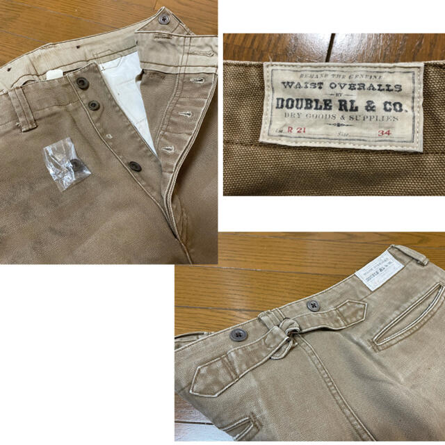 RRL(ダブルアールエル)のRRL 34x32 バックルバックダックパンツ メンズのパンツ(ワークパンツ/カーゴパンツ)の商品写真