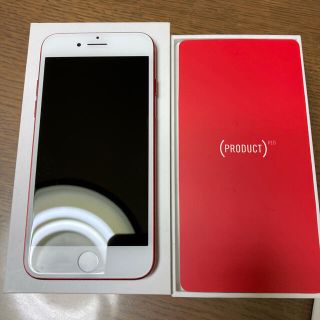 アイフォーン(iPhone)のA - -さん専用　iPhone 7  128G SIMフリー　プロダクトレッド(スマートフォン本体)