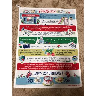 キャスキッドソン(Cath Kidston)のキャスキッドソン 20周年記念ティータオル(収納/キッチン雑貨)