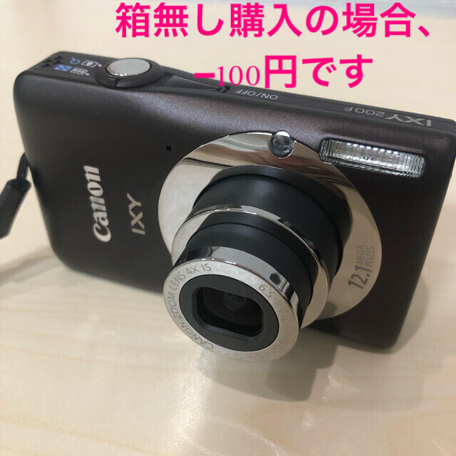 Canon(キヤノン)のCanon IXY 200F BW【現在価格からの値下げ不可】 スマホ/家電/カメラのカメラ(コンパクトデジタルカメラ)の商品写真