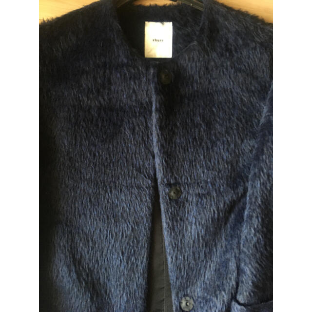 ebure(エブール)シャギーショート丈コート/アルパカ混/良品 ネット ...