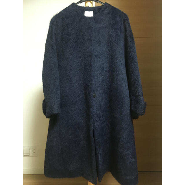 最低価格の ebure エブール シャギーショート丈コート アルパカ混 良品 ...