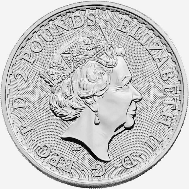 イギリス 2021年 ブリタニア 銀貨 5枚セット 新品 未使用 英国 純銀3861mm厚さ