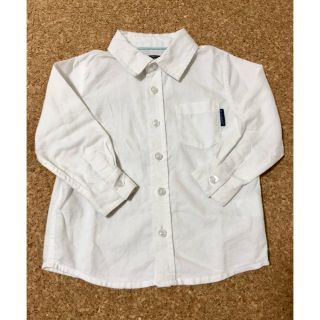 ニシマツヤ(西松屋)の美品　白シャツ　フォーマルシャツ　子供用シャツ　キッズシャツ　長袖シャツ(その他)