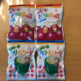 ユーハミカクトウ(UHA味覚糖)のさくらんぼの詩andクリームソーダ(菓子/デザート)