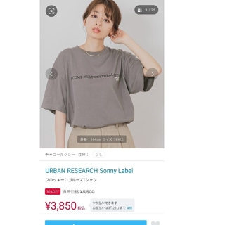 アーバンリサーチ(URBAN RESEARCH)のURBAN RESEARCH(Sonny Label)Tシャツ(シャツ/ブラウス(長袖/七分))