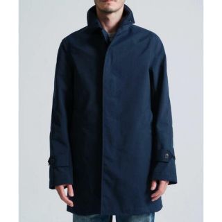 ユナイテッドアローズグリーンレーベルリラクシング(UNITED ARROWS green label relaxing)のgreen label relaxing ステンカラーコート ネイビー Lサイズ(ステンカラーコート)