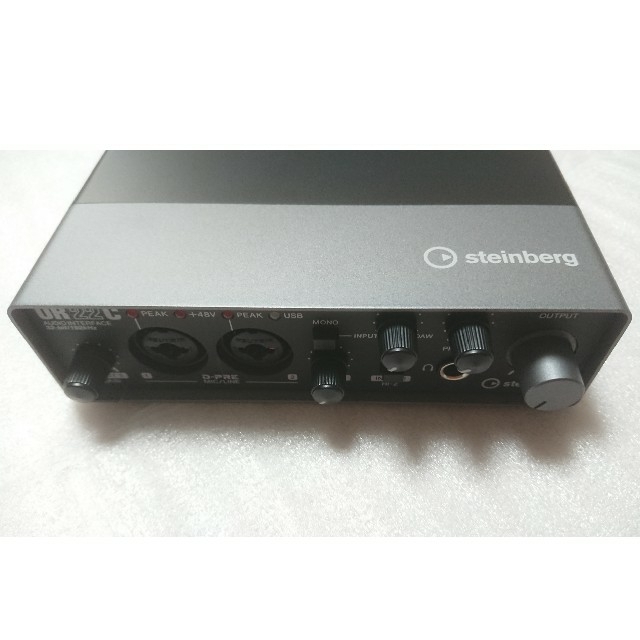 steinberg ur22c 楽器のDTM/DAW(オーディオインターフェイス)の商品写真