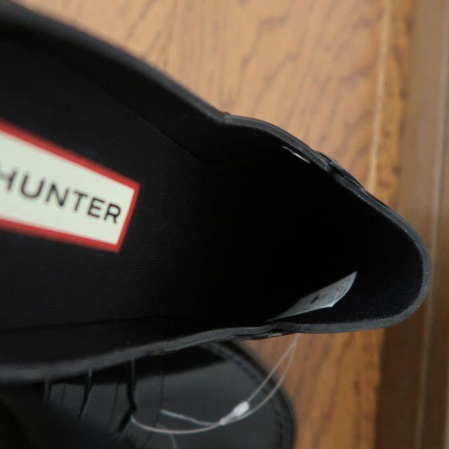 HUNTER(ハンター)のハンター HUNTER BACKLESS GLOSS  ペニー ローファー黒 レディースの靴/シューズ(ローファー/革靴)の商品写真